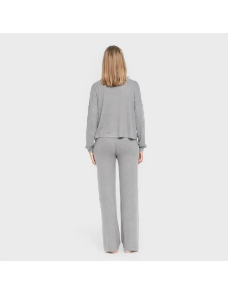 Pijama angorina liso roupa-para-estar-por-casa