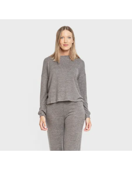 Pijama angorina liso roupa-para-estar-por-casa