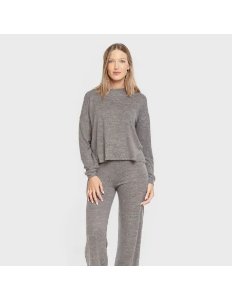 Pijama angorina liso roupa-para-estar-por-casa