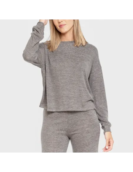 Pijama angorina liso roupa-para-estar-por-casa
