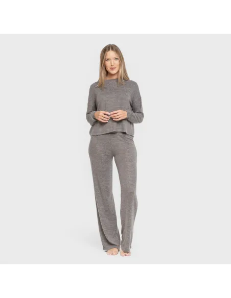 Pijama angorina liso roupa-para-estar-por-casa
