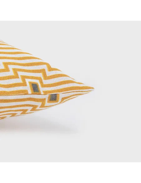 Almofada antimanchas Summa ocre 45x45 almofadas-decorativas-estampados