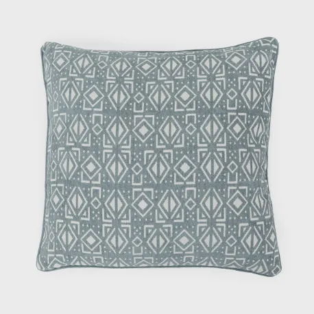 Almofada jacquard chenilla Tiberio verde francês almofadas-decorativas-estampados