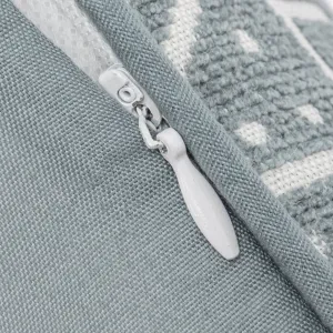 Almofada jacquard chenilla... 2