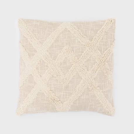 Almofada algodão Barbaro natural 45x45 almofadas-decorativas-estampados