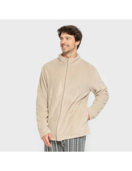 Casaco coral homem roupa-para-estar-por-casa