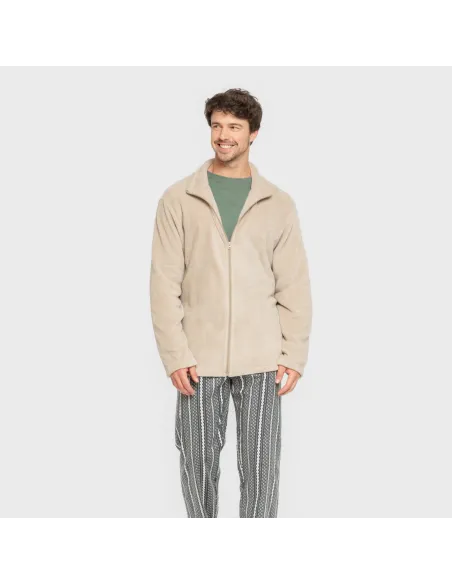 Casaco coral homem roupa-para-estar-por-casa