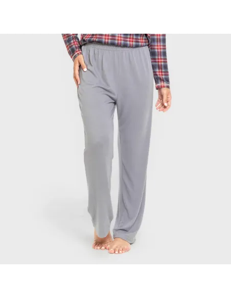 Pijama comprido Secret mulher Cuadro Tuc indigo pijamas-compridos-de-mulher