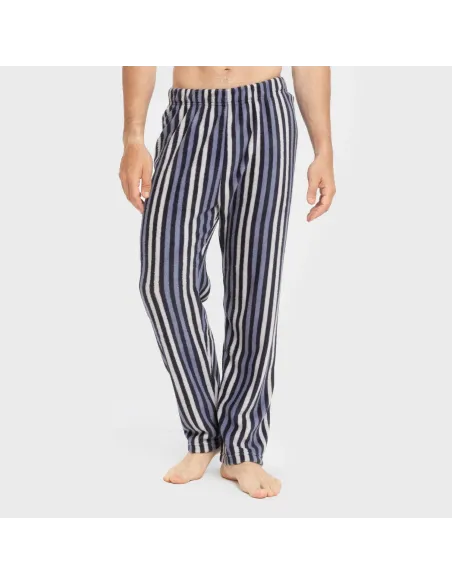 Pijama coral homem Raya Vinicius azul pijamas-compridos-homem