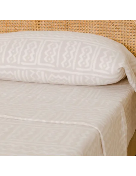 Jogo de lençóis térmicos Vinuesa arena lencois-termicos