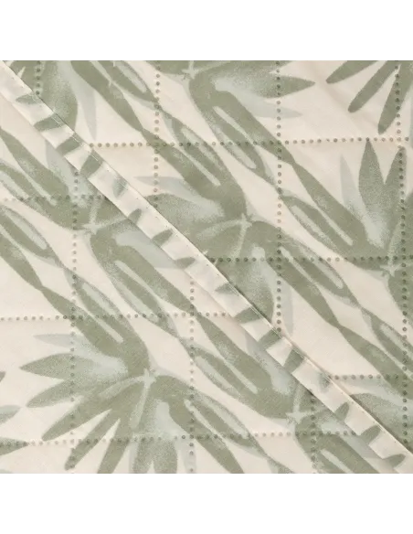 Colcha bouti Chicago verde colchas-bouti