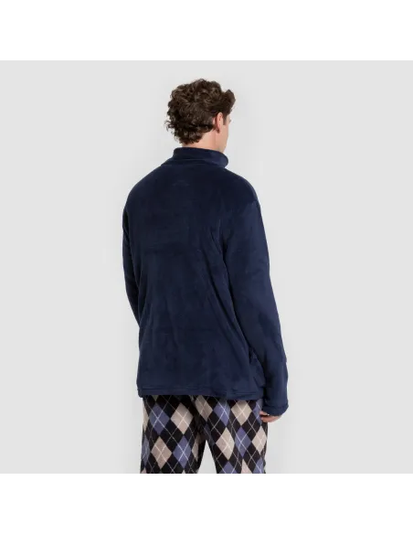 Casaco coral homem roupa-para-estar-por-casa