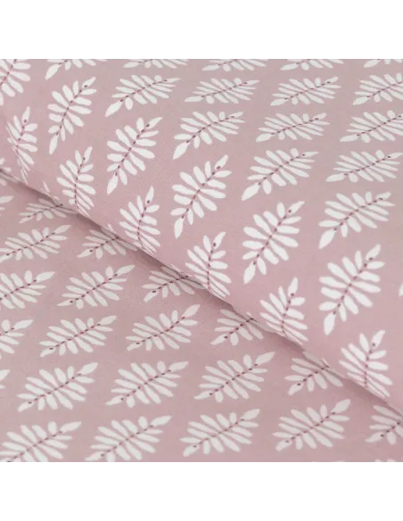 Capa de edredão de algodão Zurich malva rosa 100-algodao