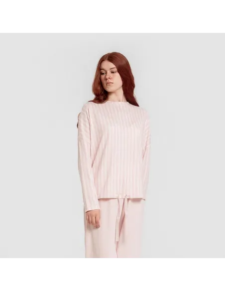 Pijama comprido Secret mulher Raya Marsella rosa pijamas-compridos-de-mulher