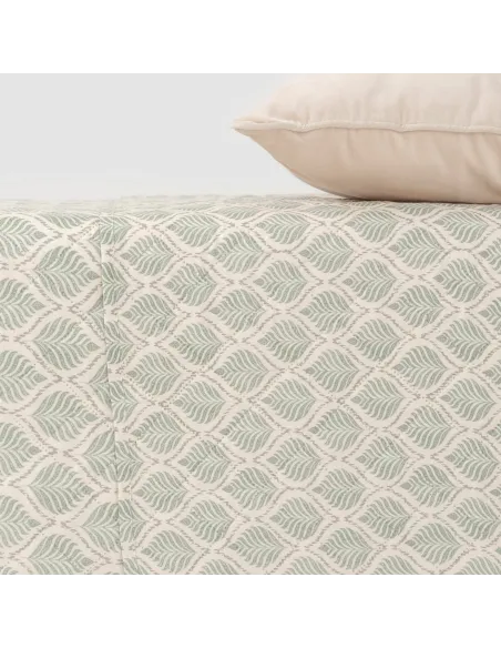 Colcha bouti Charleston verde colchas-bouti