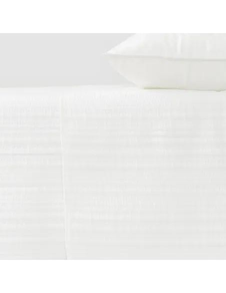 Colcha duplo tecido jacquard Deivi blanco colchas-jacquard