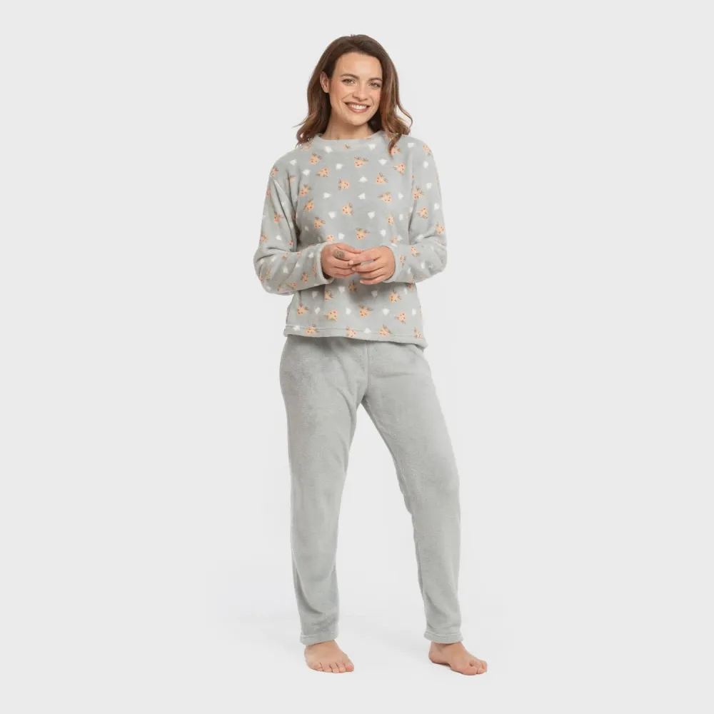 Pijama coral Tatini indigo pijama-inverno-mulher