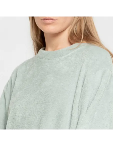 Pijama coral Etea verde tiffany pijama-inverno-mulher