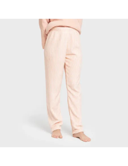 Pijama coral Raya Paloma pêssego pijama-inverno-mulher