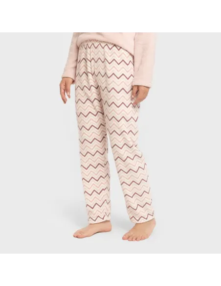 Pijama coral Kit rosa bebê pijama-inverno-mulher
