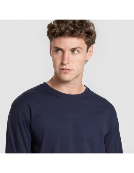 Pijama homem franela Monclova azul marinho pijamas-compridos-homem