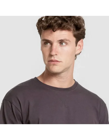 Pijama homem franela Raya Derek cinza marengo pijamas-compridos-homem