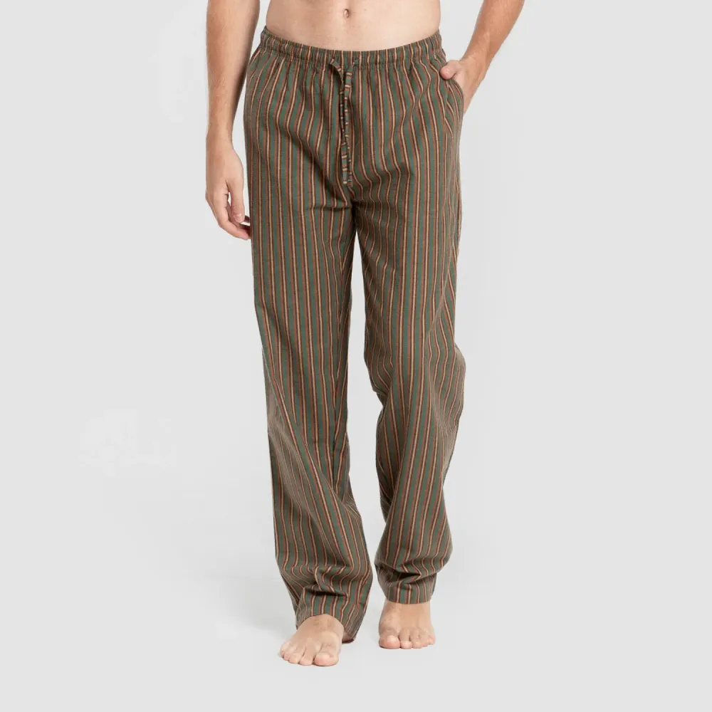 Pijama homem franela Raya Vermont verde pijamas-compridos-homem