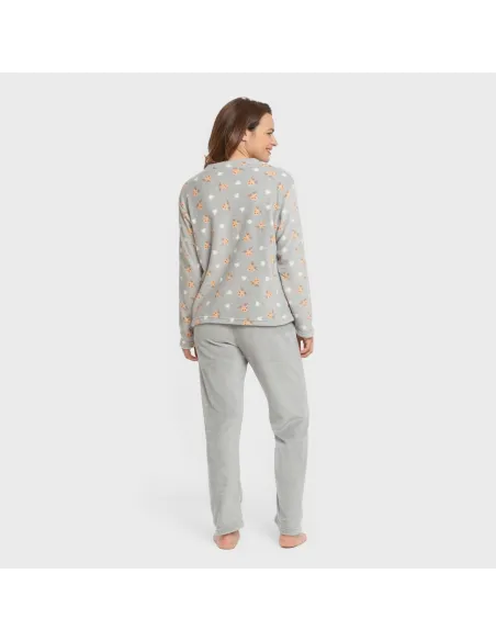Pijama coral Tatini indigo pijama-inverno-mulher