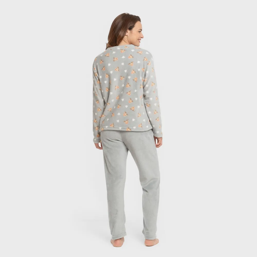 Pijama coral Tatini indigo pijama-inverno-mulher
