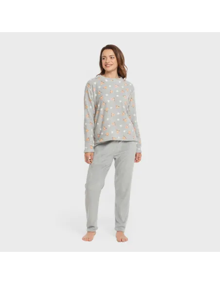 Pijama coral Tatini indigo pijama-inverno-mulher