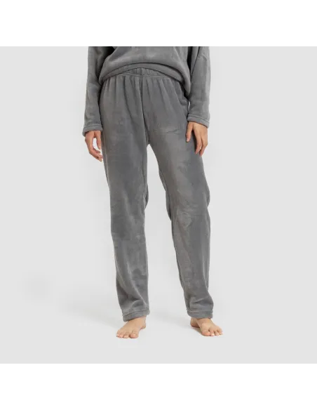 Pijama veludo liso roupa-para-estar-por-casa