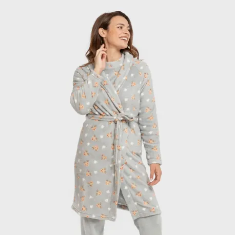 Roupão coral Tatini indigo roupoes-mulher