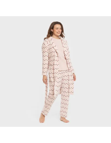 Roupão coral Kit rosa bebe roupoes-mulher