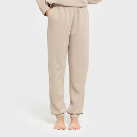 Calças jogger fluidas mulher pantalones-comodos-mujer