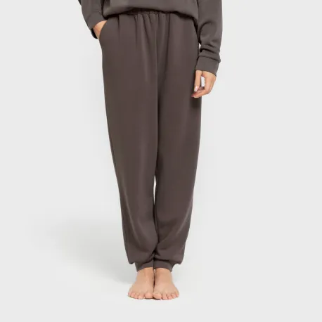 Calças jogger fluidas mulher pantalones-comodos-mujer