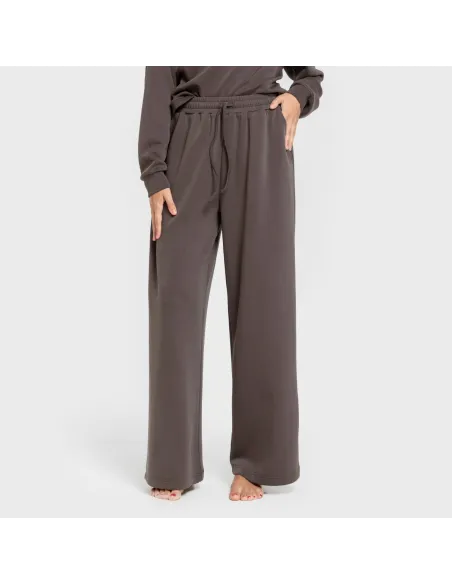 Calça comprida fluida mulher pantalones-comodos-mujer