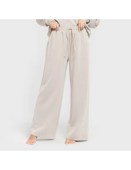 Calça comprida fluida mulher pantalones-comodos-mujer