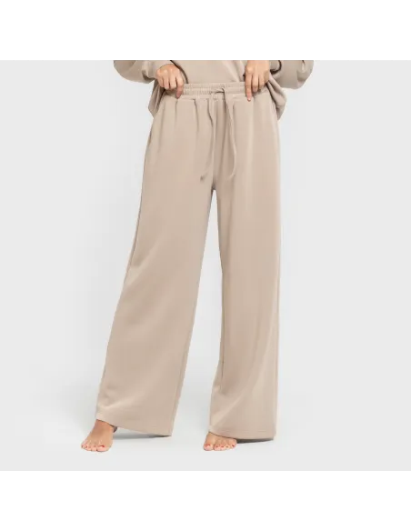 Calça comprida fluida mulher pantalones-comodos-mujer