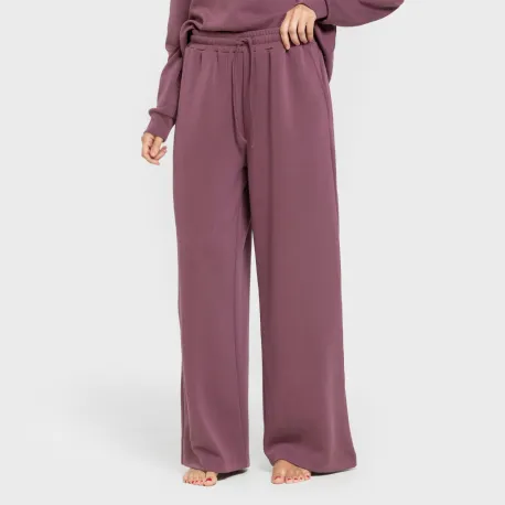 Calça comprida fluida mulher pantalones-comodos-mujer