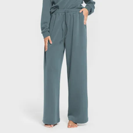 Calça comprida fluida mulher pantalones-comodos-mujer