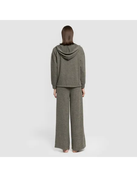 Camisola New malha extra suave com capuz mulher casacos-mulher