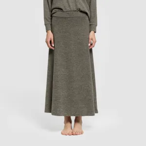 Saia midi evasê New malha...