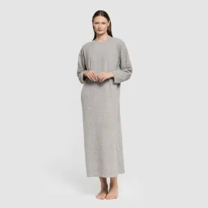 Vestido midi de manga...