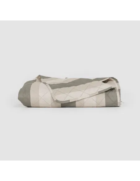 Colcha bouti Raya Calcuta verde seco colchas-bouti