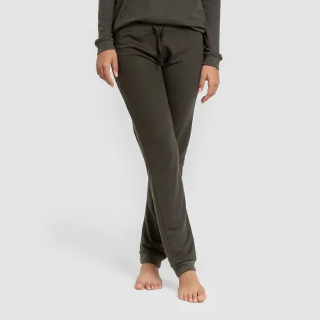 Calças compridas básicas desportivas mulher roupa-para-estar-por-casa