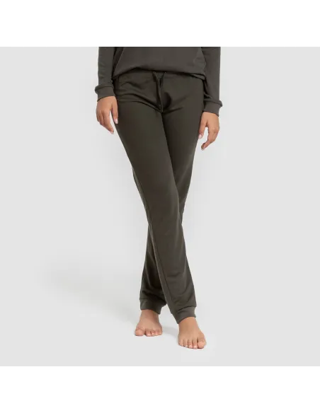 Calças compridas básicas desportivas mulher roupa-para-estar-por-casa