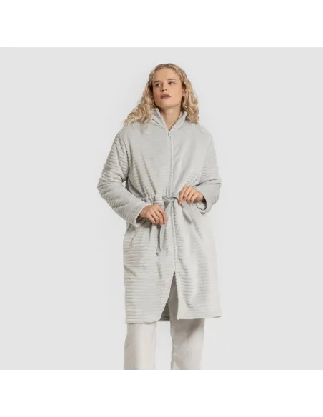 Roupão veludo Raya liso roupa-para-estar-por-casa
