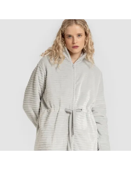 Roupão veludo Raya liso roupa-para-estar-por-casa