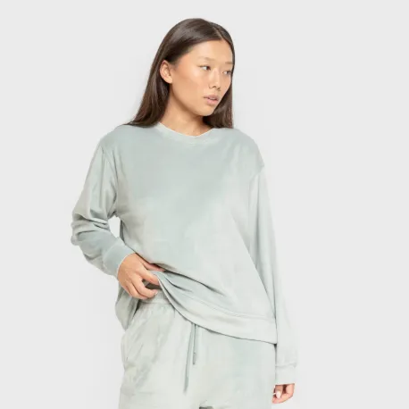 Pijama de veludo super soft liso pijama-inverno-mulher