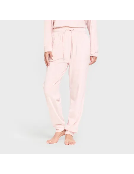 Pijama de veludo super soft liso pijama-inverno-mulher